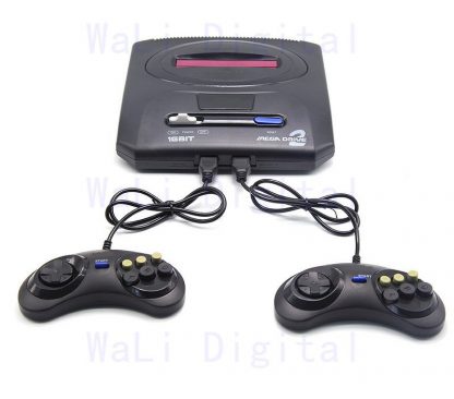16bit Sega Mega Drive MD2 Family Free 4 Game Cards New TV Video Game Console Player Retro game PAL output 5