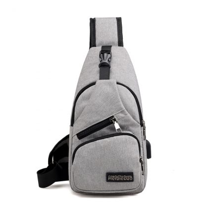 Male Shoulder Bags USB Charging Crossbody Bags Men Anti Theft Chest Bag School Summer Short Trip Messengers Bag 2019 New Arrival 4