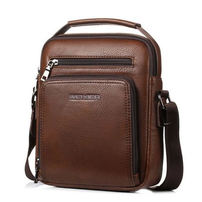 Casual Men Crossbody Bags Pu Leather Messenger Bag Designer Men Handbag Top Quality Male Shoulder Bags WBS502 3
