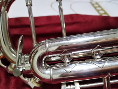Bach AB-190S Brand Quality Bb Trumpet Brass Tube Silver Plated Professional Musical Instruments With Case Mouthpiece Accessories 3