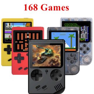 Coolbaby Retro Portable Mini Handheld Game Player Console 8-Bit 3 Inch Color LCD Kids Color Game Player Built-in 168 Video games