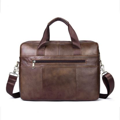 WESTAL Bag men's Genuine Leather briefcase Male man laptop bag natural Leather for men Messenger bags men's briefcases 2019 2