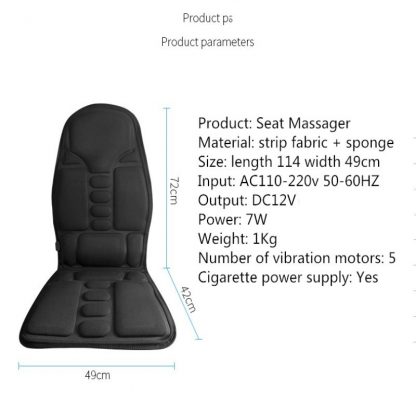 차량용 의자용electric massage chair massage chair seat vibrator neck massage cushion cushion heating pad leg waist mass                       3