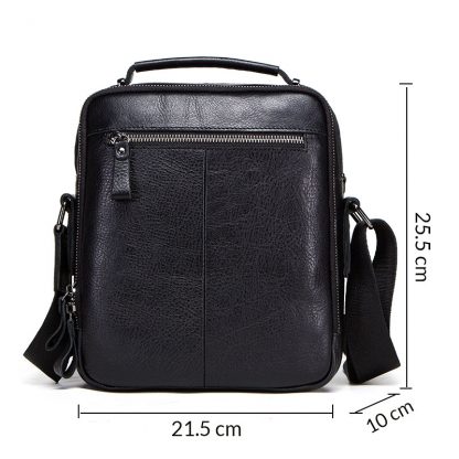 CONTACT'S 100% genuine leather men shoulder bag crossbody bags for men high quality bolsas fashion messenger bag for 9.7 1