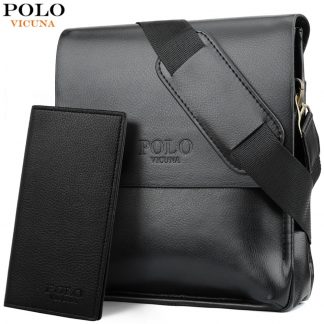 VICUNA POLO Famous Brand Leather Men Bag Casual Business Leather Mens Messenger Bag Vintage Men's Crossbody Bag bolsas male