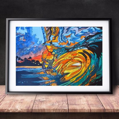 Abstract Hawaii Surf Wave Posters and Prints Wall art Decorative Picture Canvas Painting For Living Room Home Decor Unframed 4
