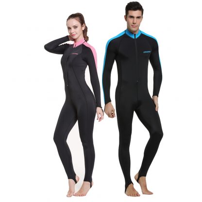 Cressi Lycra All-In-One Rash Skin Suit Rash Guard Suit Wetsuits Snorkeling Suit Anti-Jellyfish Anti Scratch for Adults Men W