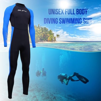 SLINX Unisex Full Body Diving Suit Men Women Scuba Diving Wetsuit Swimming Surfing UV Protection Snorkeling Spearfishing Wetsuit 2