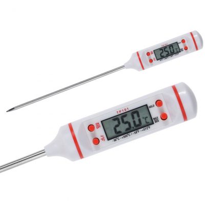 Anpro Kitchen Digital BBQ Food Thermometer Meat Cake Candy Fry Grill Dinning Household Cooking Thermometer Gauges with Battery 3