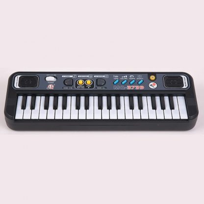 Multifunctional Mini Electronic Piano With Microphone Abs Children Portable 37 Keys Digital Music Electone Keyboard Gift 1