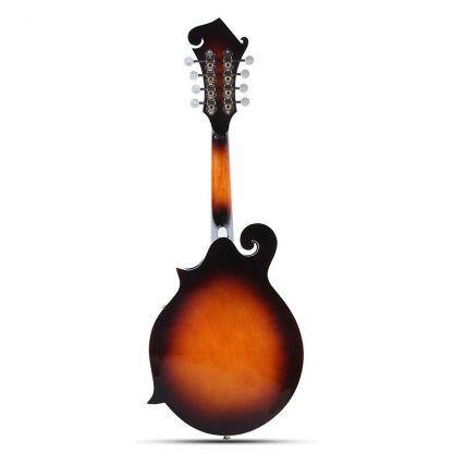 Senrhy 8-String Paulowni Mandolin Sunburst Musical Instrument with Rigid Mandolin Case For Stringed Instrument Lovers Gifts 2