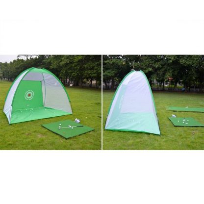 Foldable Outdoor Indoor Golf Net Cage Golf Hitting Net Pop Up Driving Chipping Practice Net Training Aid 3