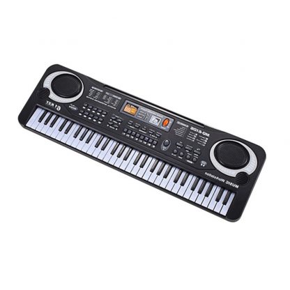 HOT Sale 61 Key Digital Electronic Piano Keyboard With Microphone Musical Instrument Gift For Children EU Plug  3
