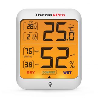 Thermopro TP53 Digital  Indoor Thermometers & Hygrometers Weather Station Room Thermometer with Touch Back light