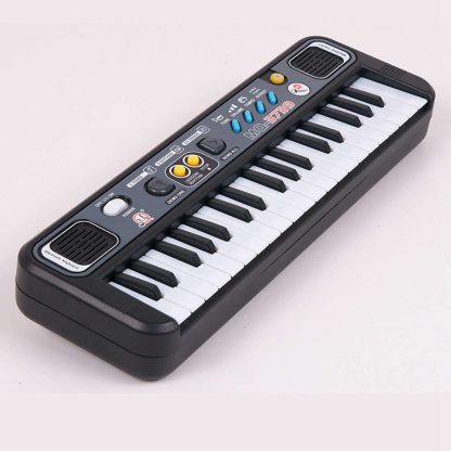 Multifunctional Mini Electronic Piano With Microphone Abs Children Portable 37 Keys Digital Music Electone Keyboard Gift 2