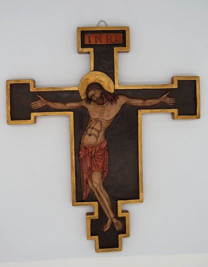 Catholic Resin Jesus Christ on INRI Cross Wall Crucifix Home Chapel Decoration 14.5 Inches  4