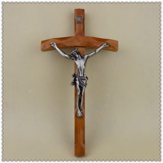Catholic Christian Activities Cross Crucifix 30*16cm Relics Exquisite Teak Rood Jesus Cross Figure Jesu lamb of god figures