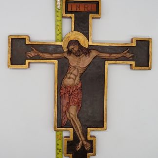 Catholic Resin Jesus Christ on INRI Cross Wall Crucifix Home Chapel Decoration 14.5 Inches