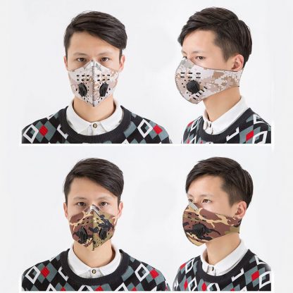 싸이클 자전거 미세먼지 마스크Windproof Dust Mask PM2.5 Activated Carbon Breathable Filter Outdoor Cycling Running Protection Skiing for Bike Bicyle Face Mask 1