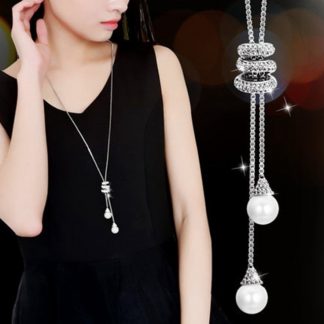 New sector Original Crystals from Austrian Choker clothes tassel Necklaces 925 Jewelry For Women Christmas Party