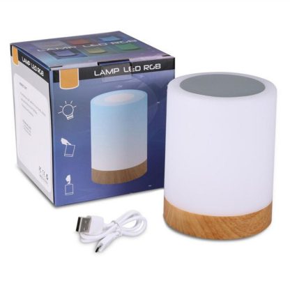 침실 수면등 스마트 터치 램프KAIGELIN 6 Colors Light-adjustable LED Colorful Rechargeble Little Nightlight Table Bedside Nursing Lamp Breathing Touch light 5