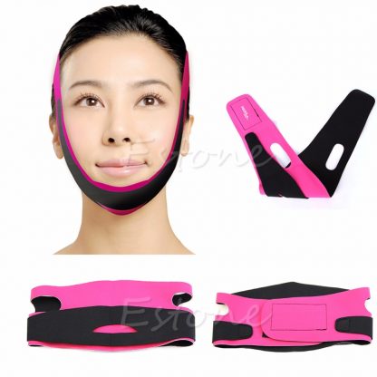 턱살 리프팅밴드 처진 얼굴살 턱살 볼살 강력 밴드 1Pc Thin Chin Cheek Slim Lift Up V Face Mask Strap Band Line Anti Wrinkle Belt #H027#