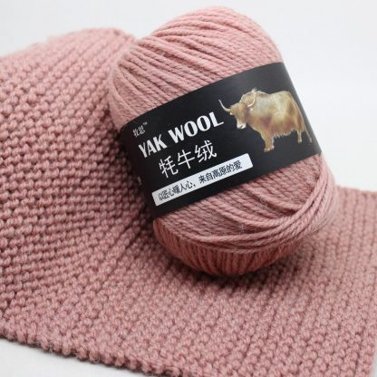 mylb 5balls=500g Yak Wool Yarn for Knitting Fine Worsted Blended Crochet Yarn Knitting Sweater Scarf 500/lot Yarn 3