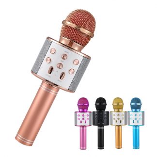 Professional  Bluetooth Wireless Microphone Speaker Handheld Microphone Karaoke Mic Music Player Singing Recorder KTV Microphone