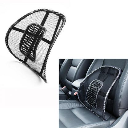 차량용 등쿠션 40CMx40CM Universal Car Back Support Chair Massage Lumbar Support Waist Cushion Mesh Ventilate Cushion Pad For Car Office Home 3