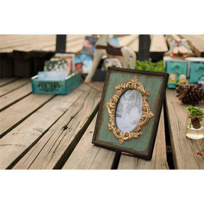 Vintage Photo Frame Home Decor Wooden Wedding Desktop Wall Picture Frame Birthday Gifts 4