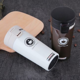 휴대용 텀플러Hot Fashion 380ml Stainless Steel Coffee Mugs Insulated Water Bottle Tumbler Thermos Cup Vacuum Flask Premium Travel Coffee Mug