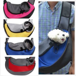 강아지 펫 가방 크로스 앞Pet Carrier Cat Puppy Small Animal Dog Carrier Sling Front Mesh Travel Tote Shoulder Bag Backpack SL