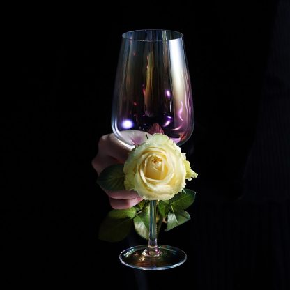 와인 샴페인잔Colorful Wine Glass Set Creative Champagne Flutes Crystalline Wedding Glasses Party Gift Exqusite Life Home Decoration Wine Cup 4