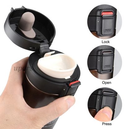 휴대용 텀플러Hot Fashion 380ml Stainless Steel Coffee Mugs Insulated Water Bottle Tumbler Thermos Cup Vacuum Flask Premium Travel Coffee Mug 2