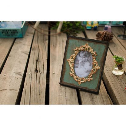 Vintage Photo Frame Home Decor Wooden Wedding Desktop Wall Picture Frame Birthday Gifts 5
