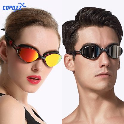 휴대용 수영 고글 수경 Brand New Professional Swimming Goggles Anti-Fog UV  Adjustable Plating  men women Waterproof  silicone glasses adult Eyewear 4