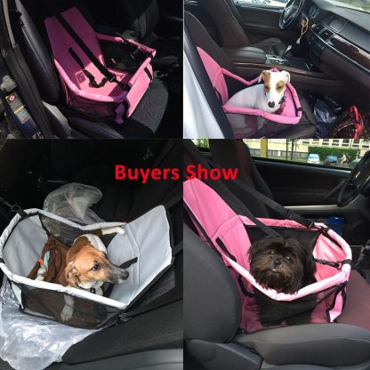 차량용 펫 가방 강아지 고양이 반려동물 Pet Dog Carrier Pad Waterproof Dog Seat Bag Basket Pet Products Safe Carry House Cat Puppy Bag Dog Car Seat 1