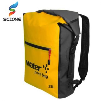 25L 방수 크로스 백팩 -물놀이 귀중품 보관 Outdoor Waterproof Swimming Bag Backpack Bucket Dry Sack Storage Bag Rafting Sports Kayaking Canoeing Travel Waterproof Bag