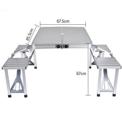 낚시 캠핑 아웃도어 테이블 의자 접이식Outdoor Folding Table Chair   Camping Aluminium Alloy Picnic Table Waterproof Ultra-light Durable Folding Table Desk For 1