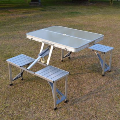 낚시 캠핑 아웃도어 테이블 의자 접이식Outdoor Folding Table Chair   Camping Aluminium Alloy Picnic Table Waterproof Ultra-light Durable Folding Table Desk For 2