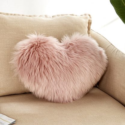 하트모양 홈데코 쿠션 Heart Shaped Beautiful Sofa Waist Throw Cushion Case For Home Decor Sofa Cushions girls velvet Throw Gift Decorativos 21 3
