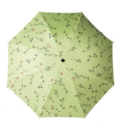 Chic Floral ANTI-UV Foldable Umbrellas Sun Compact Women Female Ladies Lady Windproof Rain Lovely Flower Candy Colorful Umbrella 5