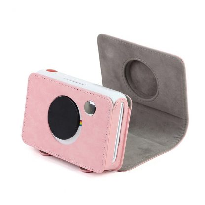 Retro PU Leather Camera Bag Protective Case Cover Pouch Carry Bag for Polaroid Snap Touch Instant Print Digital Camera Accessory 4