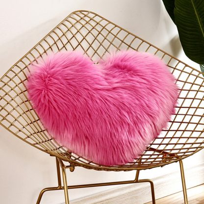 하트모양 홈데코 쿠션 Heart Shaped Beautiful Sofa Waist Throw Cushion Case For Home Decor Sofa Cushions girls velvet Throw Gift Decorativos 21 2