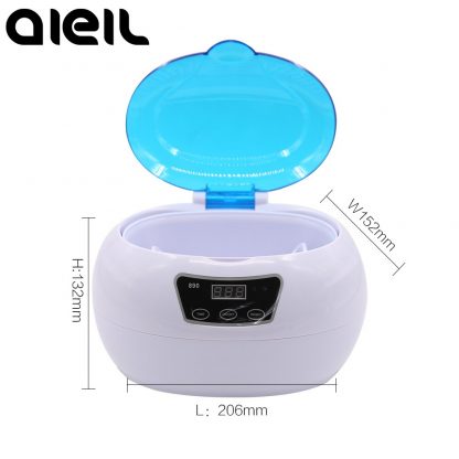 Disinfection Sterilizer Box Ultrasonic Cleaner Ultrasonic Washing Money Coins Jewelry Pedicure Nail Art Tools Vacuum Cleaner 2