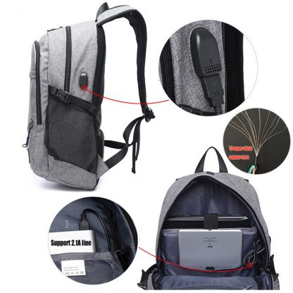 Hot Men's Sports Gym Bags Basketball Backpack School Bags For Teenager Boys Soccer Ball Pack Laptop Bag Football Net Fitness Bag 4