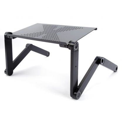 접이식 노트북 받침대Portable foldable adjustable folding table for Laptop Desk Computer mesa para notebook Stand Tray For Sofa Bed Black 5