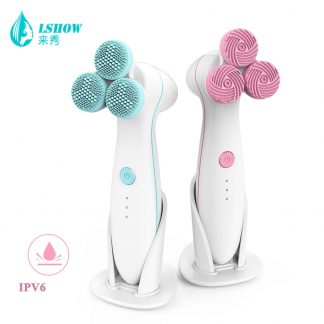 2019 Silicone Facial Cleansing Brush Blackhead Removal Acne Pore Cleanser Machine Peeling Face Washing Brush Device With Base