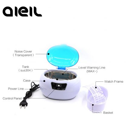 Disinfection Sterilizer Box Ultrasonic Cleaner Ultrasonic Washing Money Coins Jewelry Pedicure Nail Art Tools Vacuum Cleaner 1