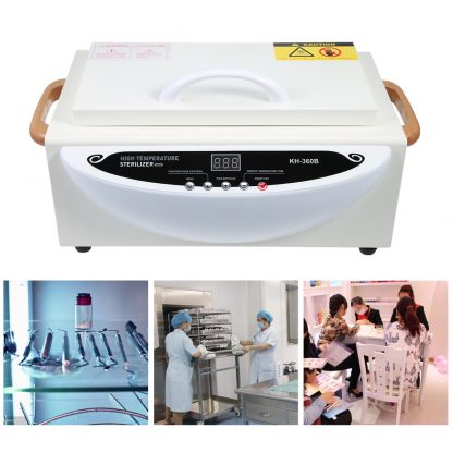 Gustala 220V High Temperature Sterilizer Electric Manicure Nail Tools Disinfection Cabinet Portable Equipment Sterilizing Tool 1